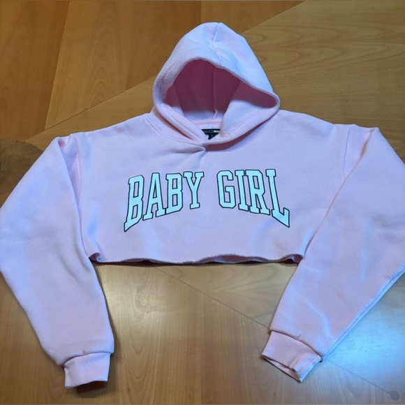 Fashion Nova Tops - Fashion Nova Baby Girl Cropped Hoodie